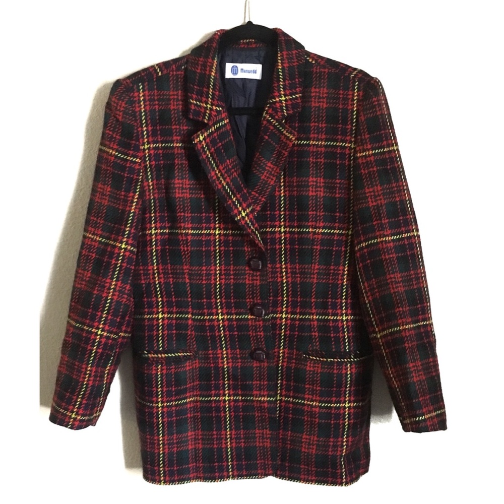 Vintage 1970’s Plaid Blazer